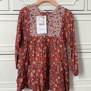 Never worn! Zara kids floral dress